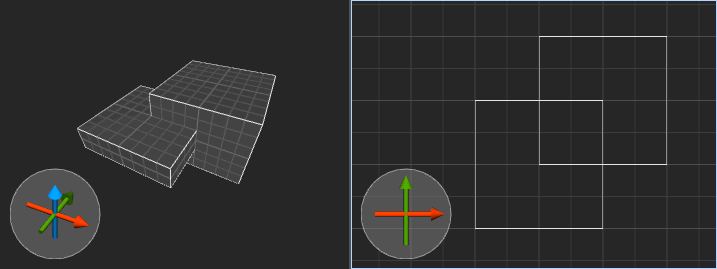 两个长方体的CSG交集操作