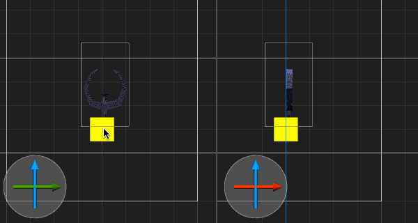 联动的YZ与XZ视口