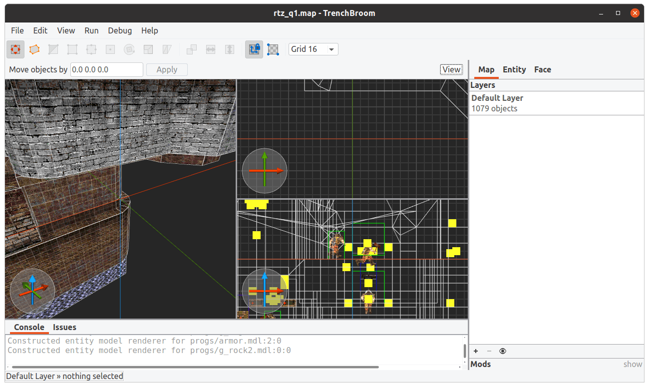 主编辑窗口（Ubuntu Linux）