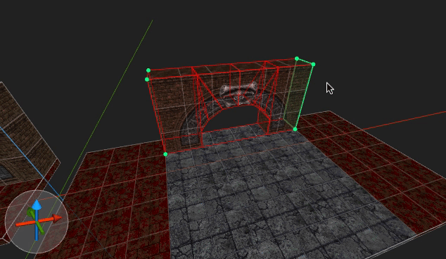 拖动边界框的一侧